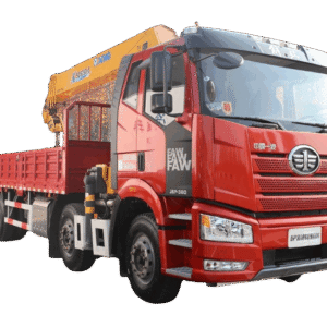 FAW J6P 8X4 Loader Crane