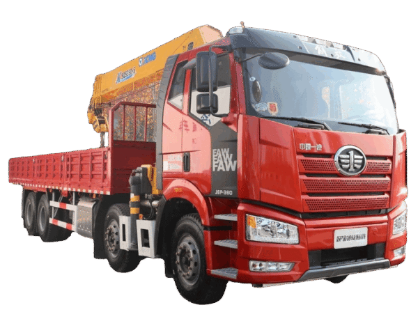 FAW J6P 8X4 Loader Crane